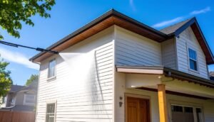 Professional demonstrating proper pressure washing frequency Brisbane home maintenance to prevent mould and surface damage